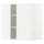 METOD wall cabinet with shelves/2 doors, white/Veddinge white, 60x60 cm