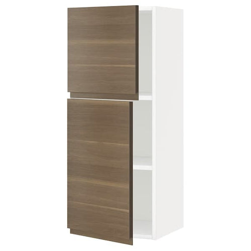 METOD - Wall unit with shelves/2 doors , 40x100 cm