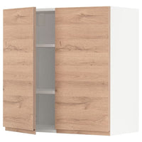 METOD - Wall unit with shelves/2 doors , 80x80 cm - best price from Maltashopper.com 69458299
