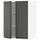 METOD wall cabinet with shelves/2 doors