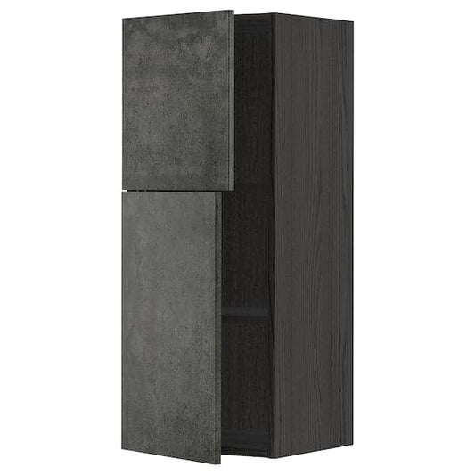 Ikea METOD - Wall unit with shelves/2 doors ,