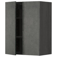 METOD - Wall unit with shelves/2 doors , 60x80 cm - best price from Maltashopper.com 79459514