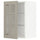 METOD - METOD Wall cabinet w shelves/glass door, white/Stensund beige, 40x60 cm