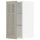METOD - METOD Wall cabinet w shelves/glass door, white/Stensund beige, 30x60 cm