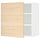 METOD - METOD Wall cabinet with shelves, white/Askersund light ash effect, 60x60 cm