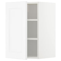 METOD - Wall cabinet with shelves, white/Axstad matt white, 40x60 cm - best price from Maltashopper.com 09457325