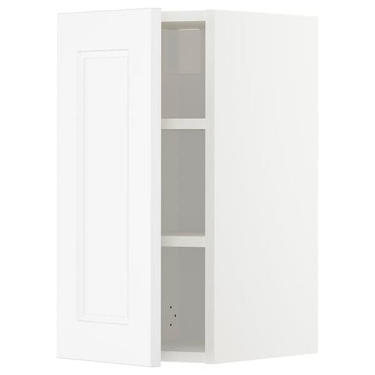 Ikea METOD - Wall cabinet with shelves, white/Axstad matt white, 30x60 cm