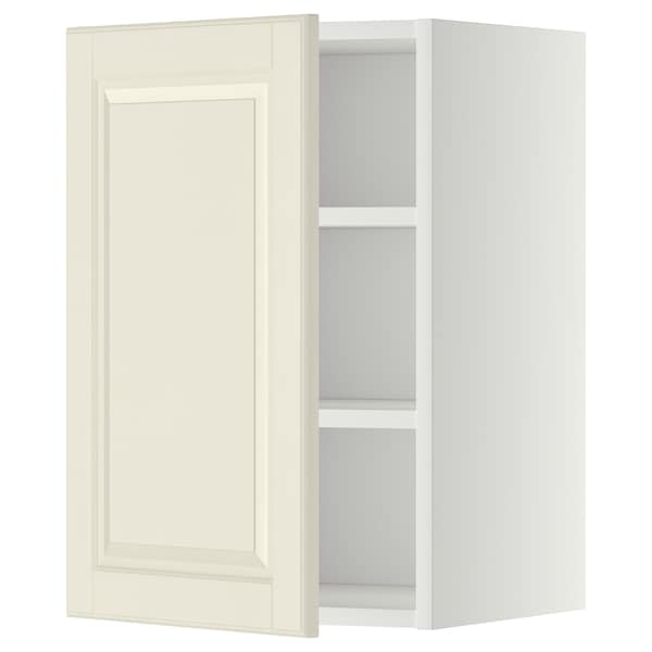 METOD - Wall cabinet with shelves, white/Bodbyn off-white, 40x60 cm - best price from Maltashopper.com 59470131