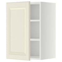 METOD - Wall cabinet with shelves, white/Bodbyn off-white, 40x60 cm - best price from Maltashopper.com 59470131