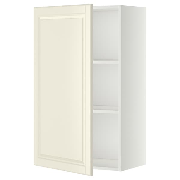 Ikea METOD - Wall cabinet with shelves, white/Bodbyn off-white, 60x100 cm