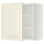 METOD wall cabinet with shelves, white/Bodbyn off-white, 60x60 cm
