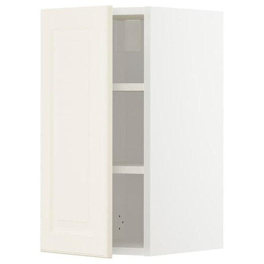 Ikea METOD - Wall cabinet with shelves, white/Bodbyn off-white, 30x60 cm