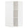 METOD wall cabinet with shelves, white Enköping/white wood effect, 60x100 cm
