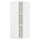 METOD wall cabinet with shelves, white Enköping/white wood effect, 40x100 cm