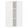 METOD wall cabinet with shelves, white Enköping/white wood effect, 40x80 cm