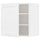 METOD wall cabinet with shelves, white Enköping/white wood effect, 60x60 cm