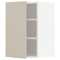 METOD - Wall cabinet with shelves, white/Havstorp beige, 40x60 cm - best price from Maltashopper.com 19463868