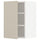 METOD wall cabinet with shelves, white/Havstorp beige, 40x60 cm