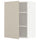 METOD wall cabinet with shelves, white/Havstorp beige, 60x80 cm