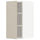 METOD wall cabinet with shelves, white/Havstorp beige, 30x60 cm