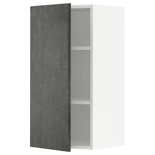 METOD - Wall unit with shelves, 40x80 cm - best price from Maltashopper.com 99459867
