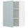 METOD wall cabinet with shelves, white/Kallarp light grey-blue, 60.0x80.0x38.6 cm