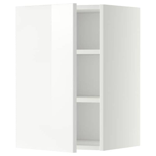 METOD wall cabinet with shelves, white/Ringhult white, 40x60 cm