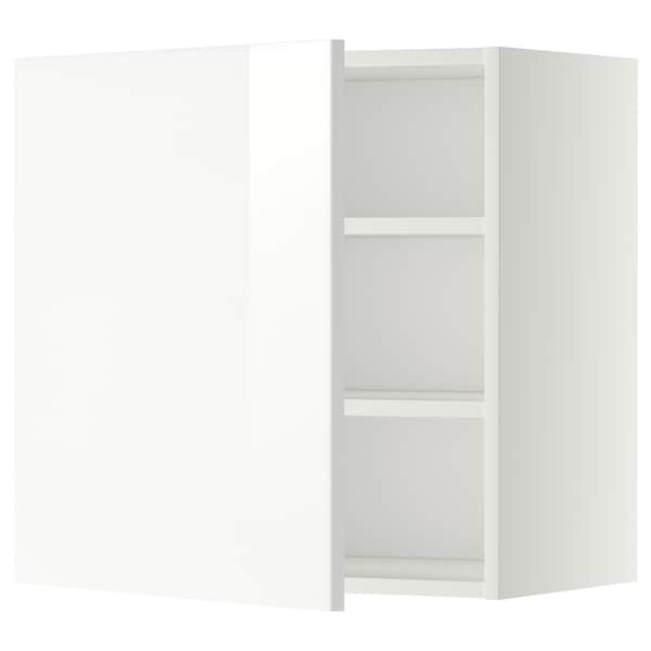 METOD - Wall cabinet with shelves, white/Ringhult white, 60x60 cm - best price from Maltashopper.com 59454758