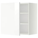 METOD wall cabinet with shelves, white/Ringhult white, 60x60 cm
