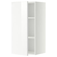 METOD - Wall cabinet with shelves, white/Ringhult white, 40x80 cm - best price from Maltashopper.com 29458395