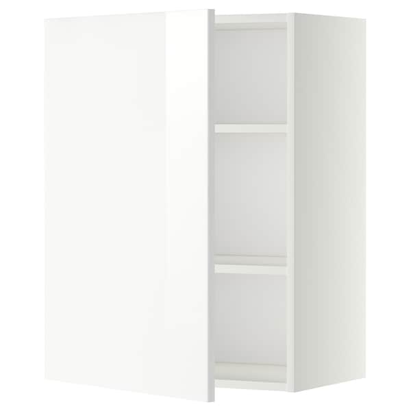 METOD - Wall cabinet with shelves, white/Ringhult white, 60x80 cm - best price from Maltashopper.com 59466681