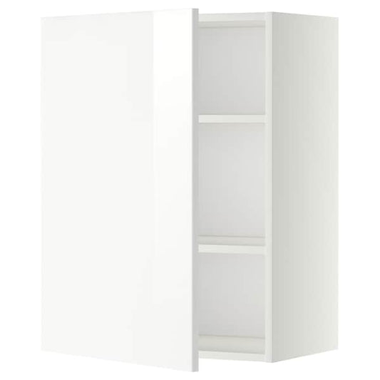 Ikea METOD - Wall cabinet with shelves, white/Ringhult white, 60x80 cm