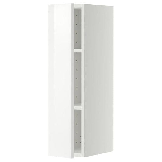 Ikea METOD - Wall cabinet with shelves, white/Ringhult white, 20x80 cm