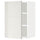METOD wall cabinet with shelves, white/Ringhult light grey, 40x60 cm