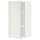 METOD wall cabinet with shelves, white/Ringhult light grey, 40x80 cm