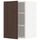 METOD - METOD Wall cabinet with shelves, white/Sinarp brown, 40x60 cm