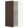 METOD wall cabinet with shelves, white/Sinarp brown, 60.0x100.0x38.6 cm