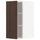 METOD - Wall cabinet with shelves, white/Sinarp brown , 30x60 cm