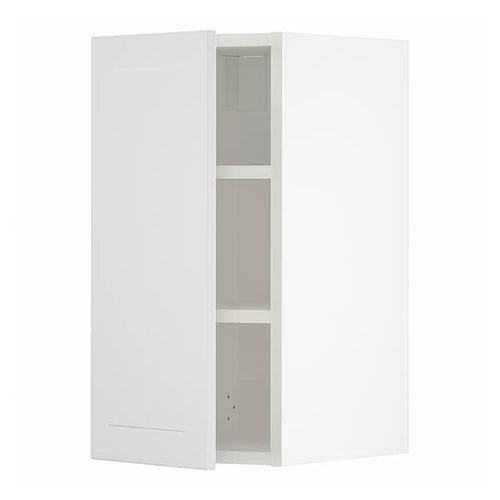 METOD - Wall cabinet with shelves, white/Stensund white, 30x60 cm