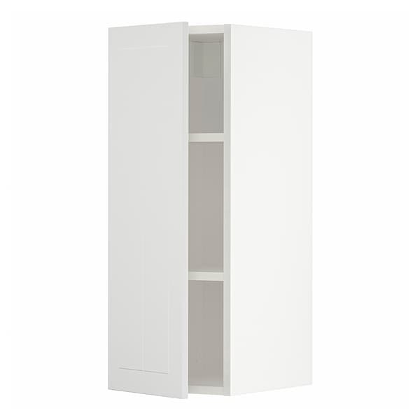 Ikea METOD - Wall cabinet with shelves, white/Stensund white, 30x80 cm