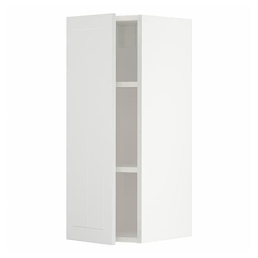 Ikea METOD - Wall cabinet with shelves, white/Stensund white, 30x80 cm