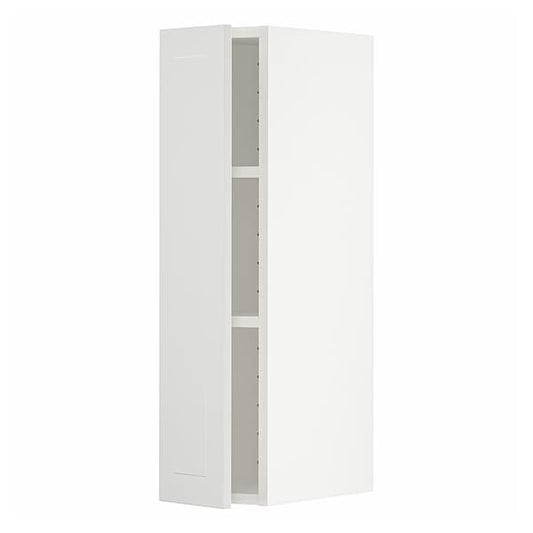 Ikea METOD - Wall cabinet with shelves, white/Stensund white, 20x80 cm