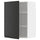 METOD - METOD Wall cabinet with shelves, white/Upplöv matt anthracite, 60x80 cm