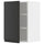 METOD - METOD Wall cabinet with shelves, white/Upplöv matt anthracite, 40x60 cm