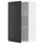 METOD - METOD Wall cabinet with shelves, white/Upplöv matt anthracite, 60x100 cm