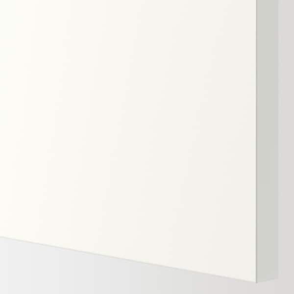 Ikea METOD - Wall cabinet with shelves, white/Vallstena white, 30x80 cm