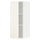 METOD - METOD Wall cabinet with shelves, white/Vallstena white, 40x100 cm