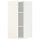 METOD - METOD Wall cabinet with shelves, white/Vallstena white, 40x80 cm