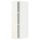 METOD - METOD Wall cabinet with shelves, white/Vallstena white, 20x80 cm