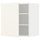 METOD - METOD Wall cabinet with shelves, white/Vallstena white, 60x60 cm
